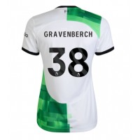 Koszulka piłkarska Liverpool Ryan Gravenberch #38 Strój wyjazdowy dla kobiety 2023-24 tanio Krótki Rękaw